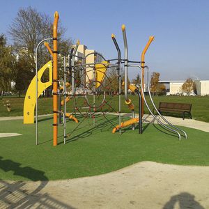 struttura d'arrampicata per parco giochi