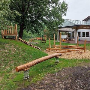 trave d'equilibrio per parco giochi