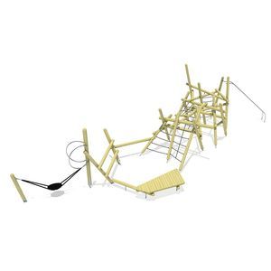struttura d'arrampicata per parco giochi