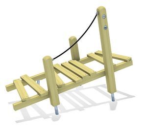 percorso a ostacoli per parco giochi
