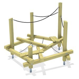 percorso a ostacoli per parco giochi