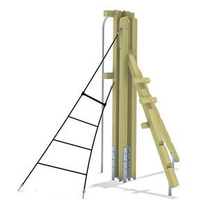 struttura d'arrampicata per parco giochi