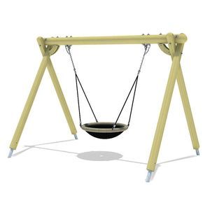 altalena in legno