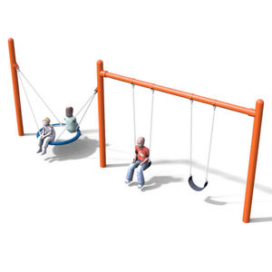 altalena in metallo / multipla / per parco giochi