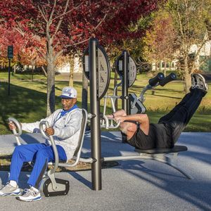 attrezzature di street workout pressa per pettorali