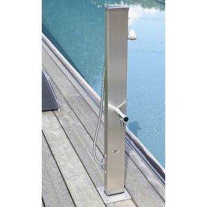 doccia da esterno per piscina / in acciaio inossidabile / contract / per uso residenziale
