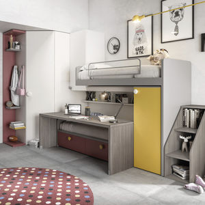 armadio ad angolo / moderno / in alluminio anodizzato / in melamminico