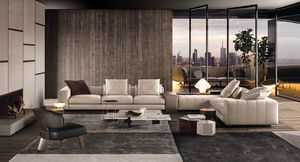 divano modulare / moderno / indoor / in tessuto