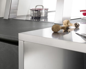 piano di lavoro in acciaio inox
