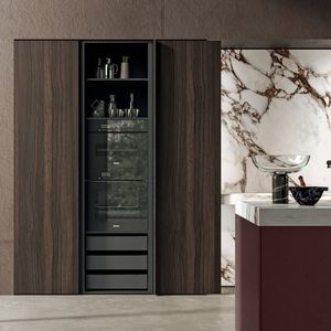 mobile alto per cucina contemporaneo
