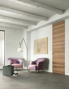 porta da interno / battente / in legno / filomuro