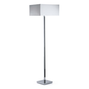 lampada da terra / moderna / in acciaio / in ottone