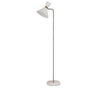 lampada da terra / moderna / in alluminio / in ottone