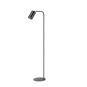 lampada da terra / moderna / in acciaio / in ottone