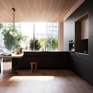 mobile alto per cucina contemporaneo 1