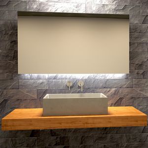 lavabo da appoggio / rettangolare / in calcestruzzo / moderno