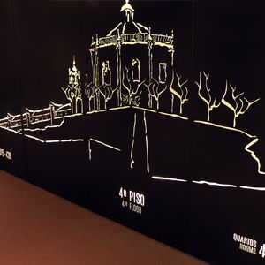 pannello decorativo in metallo / da parete / per interni / retroilluminato