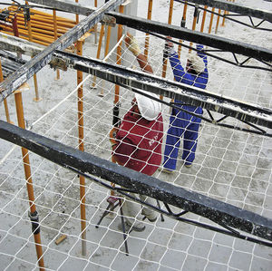 rete di protezione per cantiere