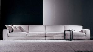 divano moderno / in tessuto / con rivestimento rimovibile / grigio