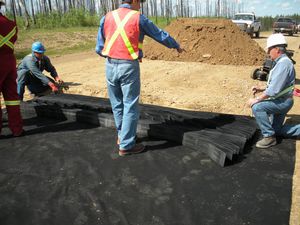 geocella per stabilizzazione del terreno