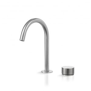 miscelatore per lavabo / in acciaio / da bagno / 2 fori