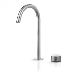 miscelatore per lavabo / in acciaio / da bagno / 2 fori