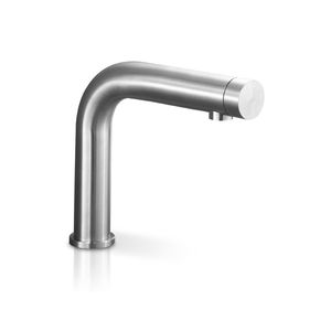 miscelatore per lavabo / in acciaio inox / da bagno / 1 foro