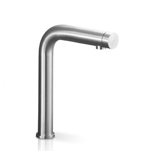 miscelatore per lavabo / in acciaio inox / da bagno / 1 foro