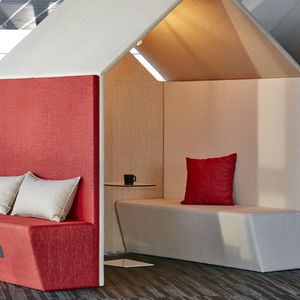 isola di privacy per ufficio