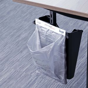 pattumiera contenitore / da incasso / in metallo / per raccolta differenziata