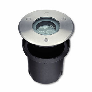 luce da incasso a pavimento / alogena / LED / quadrata