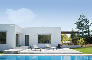 casa modulare / passiva / moderna / in calcestruzzo