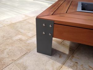 braciere da giardino a legna