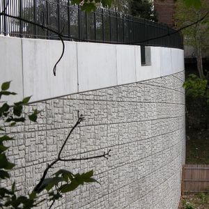 muro di contenimento in cemento armato