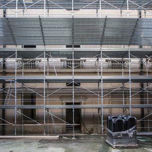 ponteggio in acciaio galvanizzato