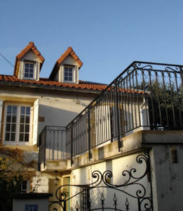 ringhiera in ferro modellato