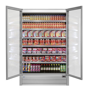 vetrina refrigerata con scaffali