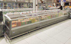 vetrina refrigerata a isola