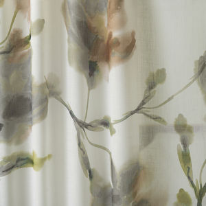 tendina voile a fiori