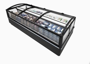 vetrina refrigerata a isola