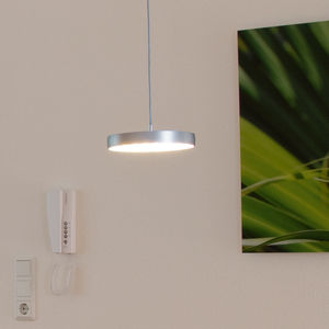 lampada a sospensione / moderna / in metallo / in vetro acrilico