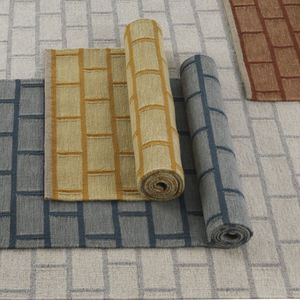 tappeto moderno / a motivi / in lana / rettangolare