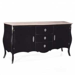 credenza con piedi alti