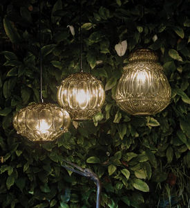 lampada a sospensione / classica / in vetro / da esterno