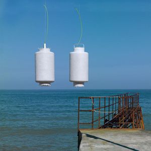 lampada a sospensione / moderna / in fibra di vetro / lanterna
