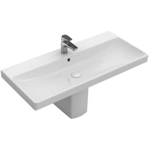 lavabo da incasso / rettangolare / in ceramica / moderno