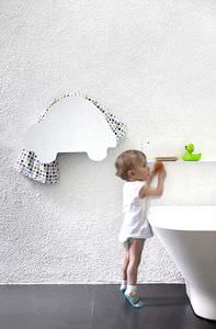 scaldasalviette elettrico / in alluminio / moderno / da parete