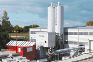 centrale di betonaggio in container / fissa / a inversione di marcia / continua