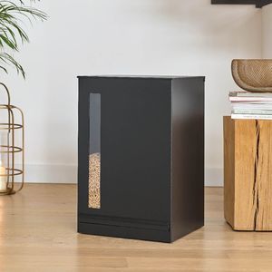 dosatore per pellet in acciaio 1