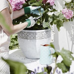 vaso da giardino in plastica